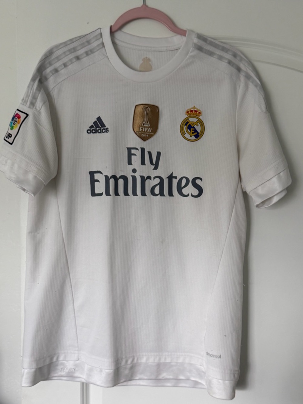REAL MADRID 2015 2016 HOME FOOTBAL SHIRT SOCCER JERSEY ADIDAS (RONALDO) SZ L